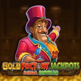 Play Gold Factory Jackpots Mega Moolah slot by Aurum Signature Studios on casino-winner.org