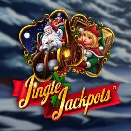 Jingle Jackpots online game logo by Dragon Gaming on casino-winner.org