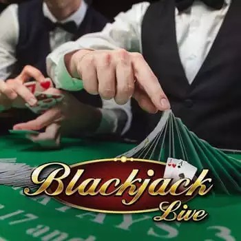 Live Blackjack online game logo by Evolution on casino-winner.org
