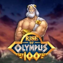Slots logo of Rise of Olympus 100 from Play’n GO at Casino Winner
